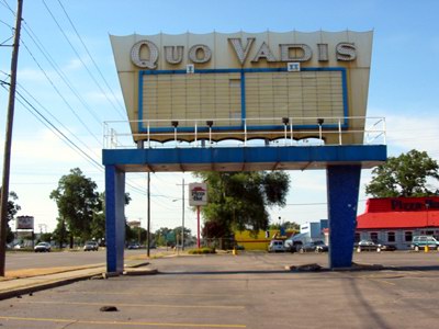 Quo Vadis Theatre - Marquee